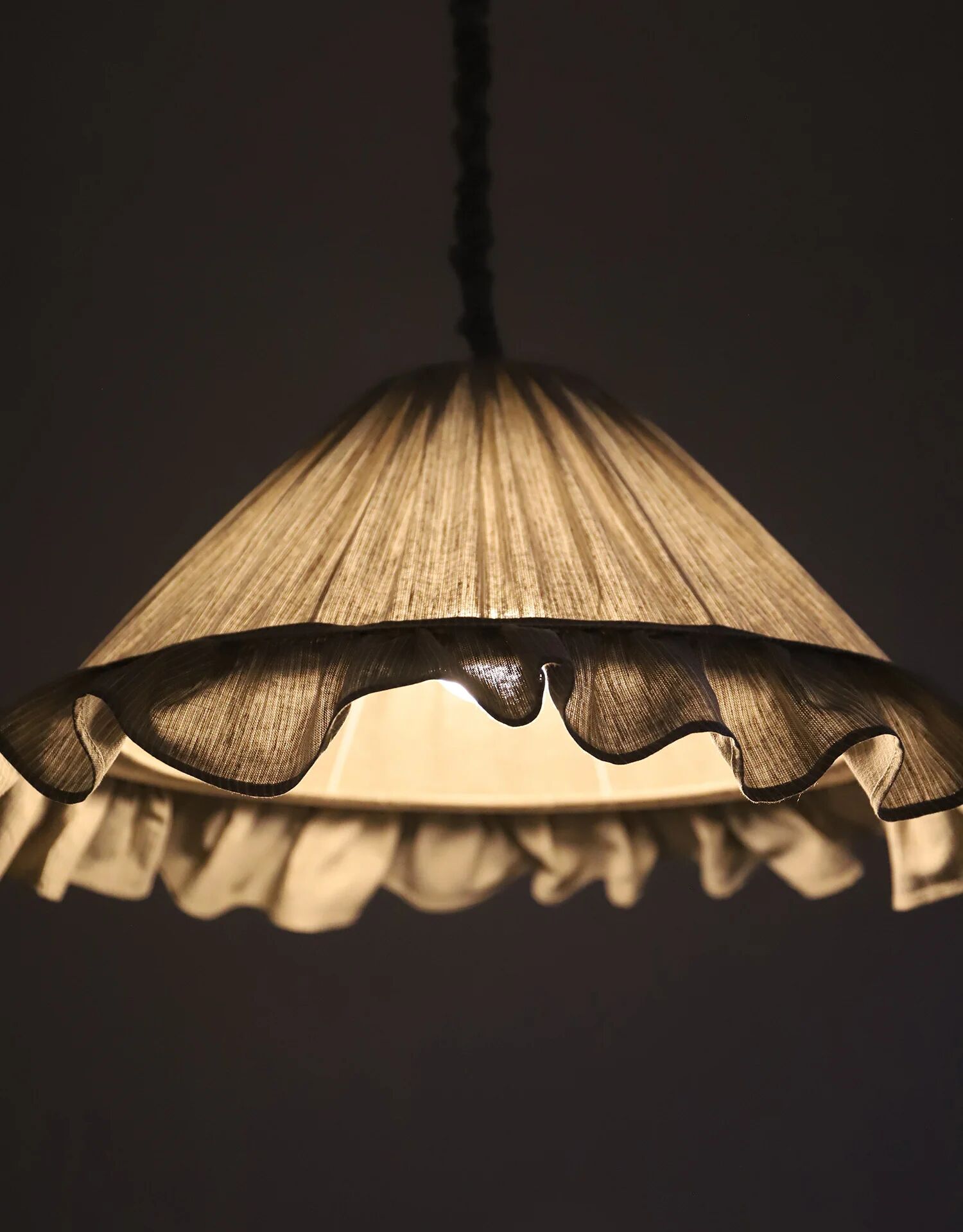 Suspension EMILIA — Fine Stripes Olive