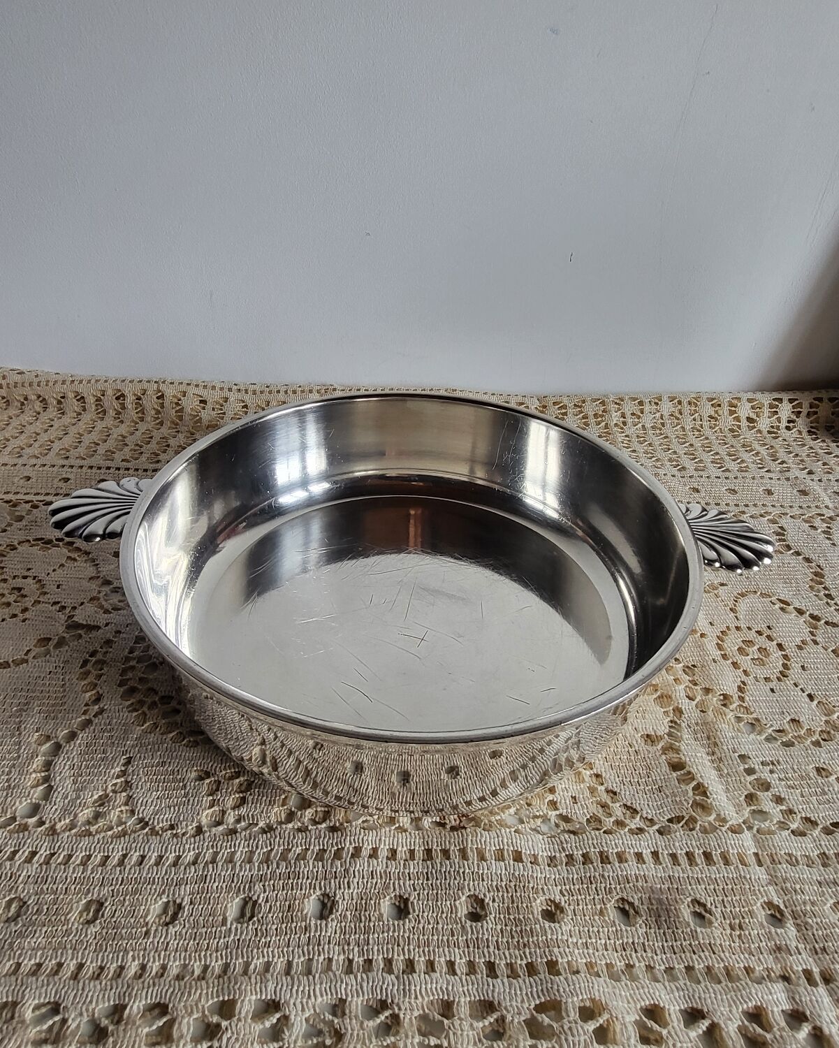 Silver-plated dish Meurgey Paris