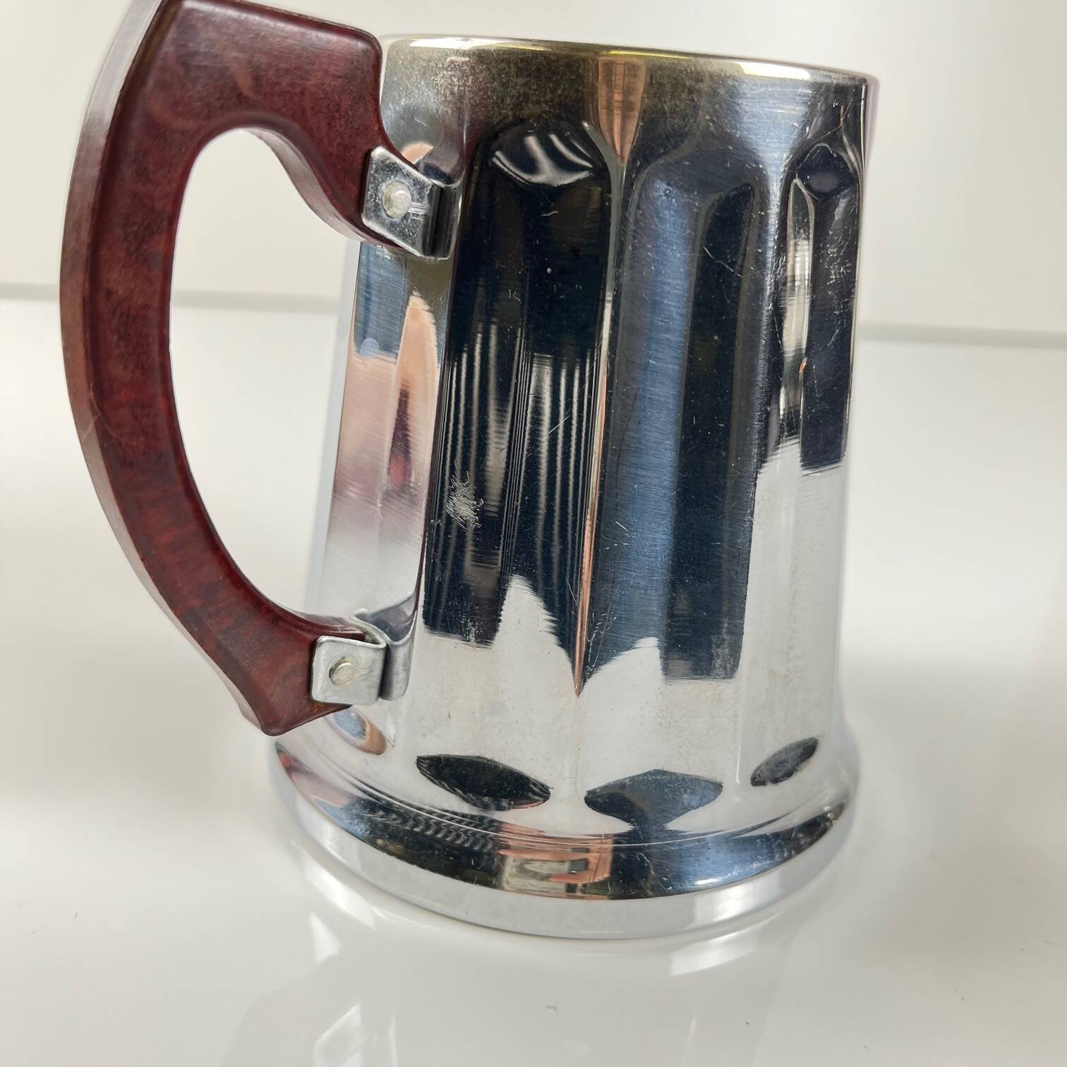 Vintage chrome-plated metal and bakelite coffee set, 1940s/50s