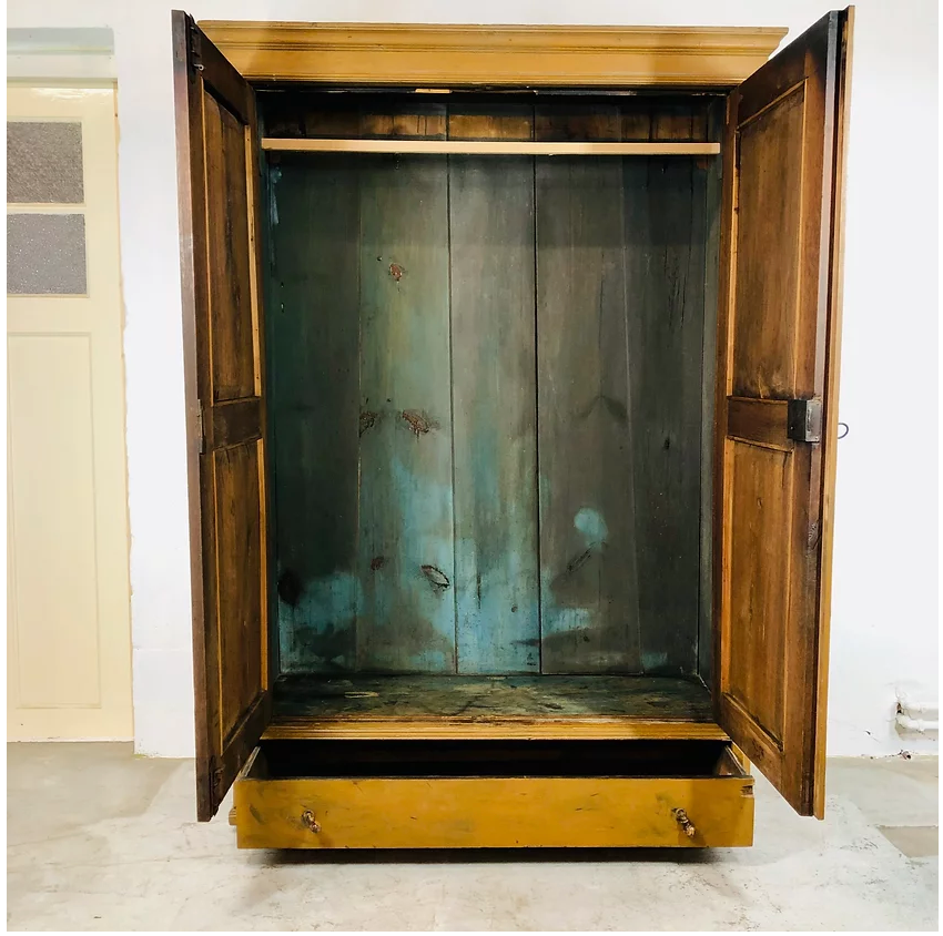 Wardrobe ochre color of the Czech Republic