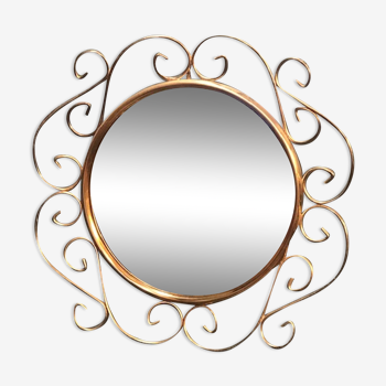 Free-form vintage mirror