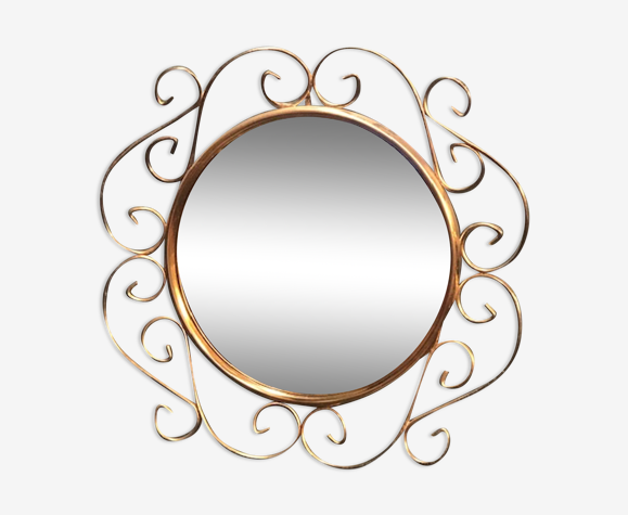 Vintage free-form mirror