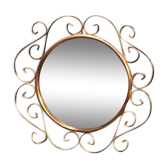 Miroir vintage forme libre