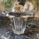 Antique "flower" crystal vase