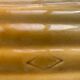 Vintage slip glazed ceramic asparagus dish