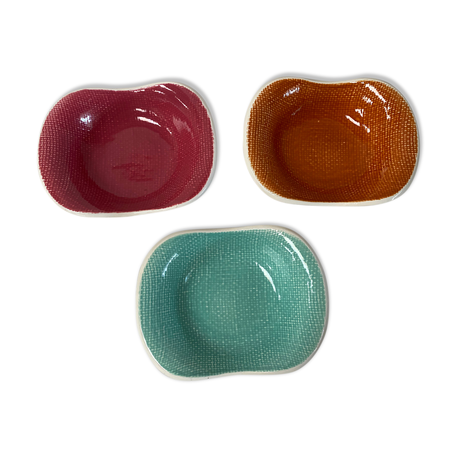 Ensemble de 3 plats en céramique Les Salins