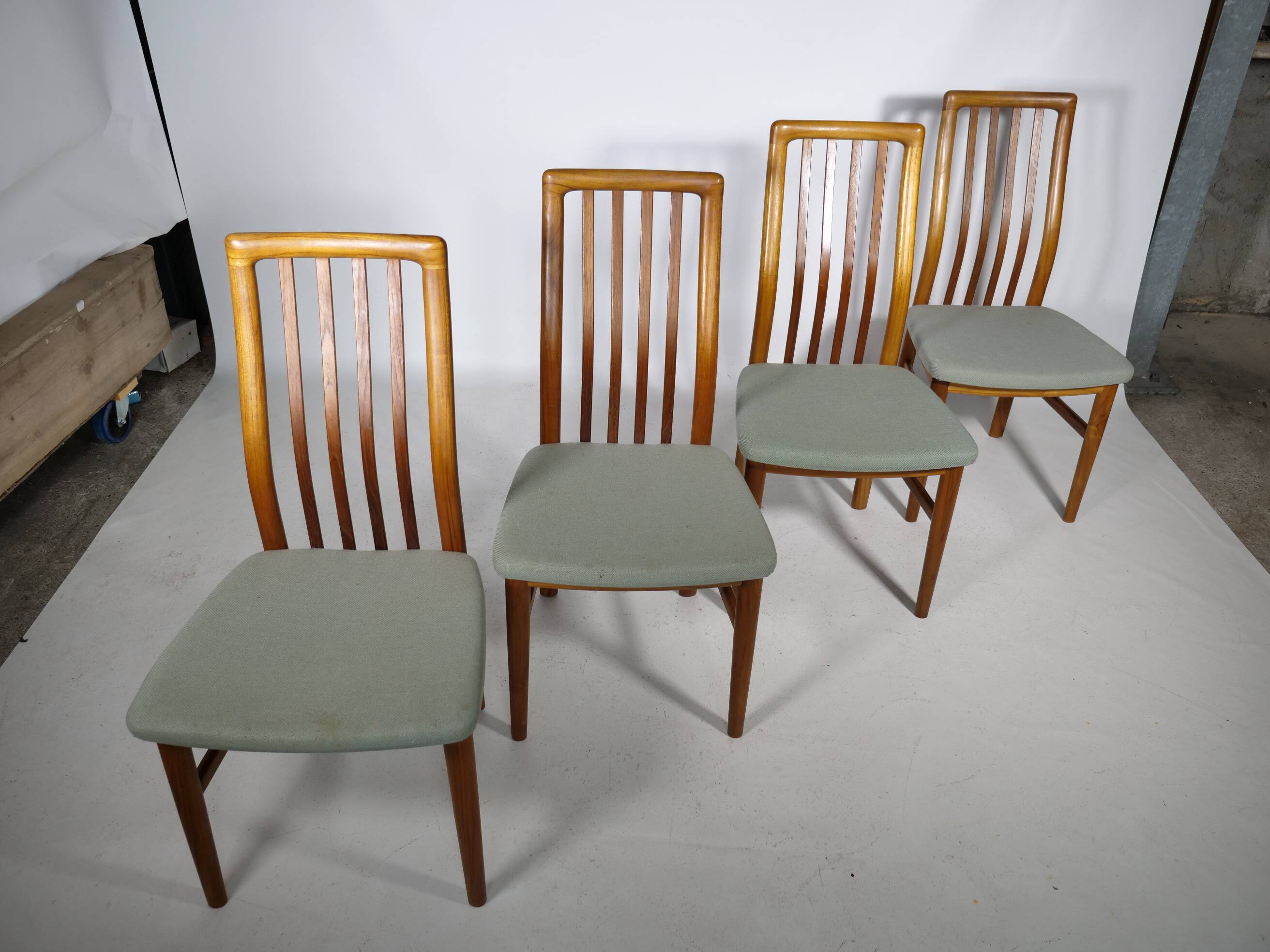 Danish Design teak dining chairs Kai Kristiansen, Set of 4