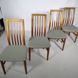 Danish Design teak dining chairs Kai Kristiansen, Set of 4