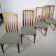 Danish Design teak dining chairs Kai Kristiansen, Set of 4