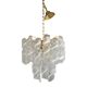 Murano Glass Virgola Chandelier by Simoeng