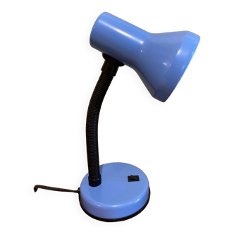 Blue desk lamp