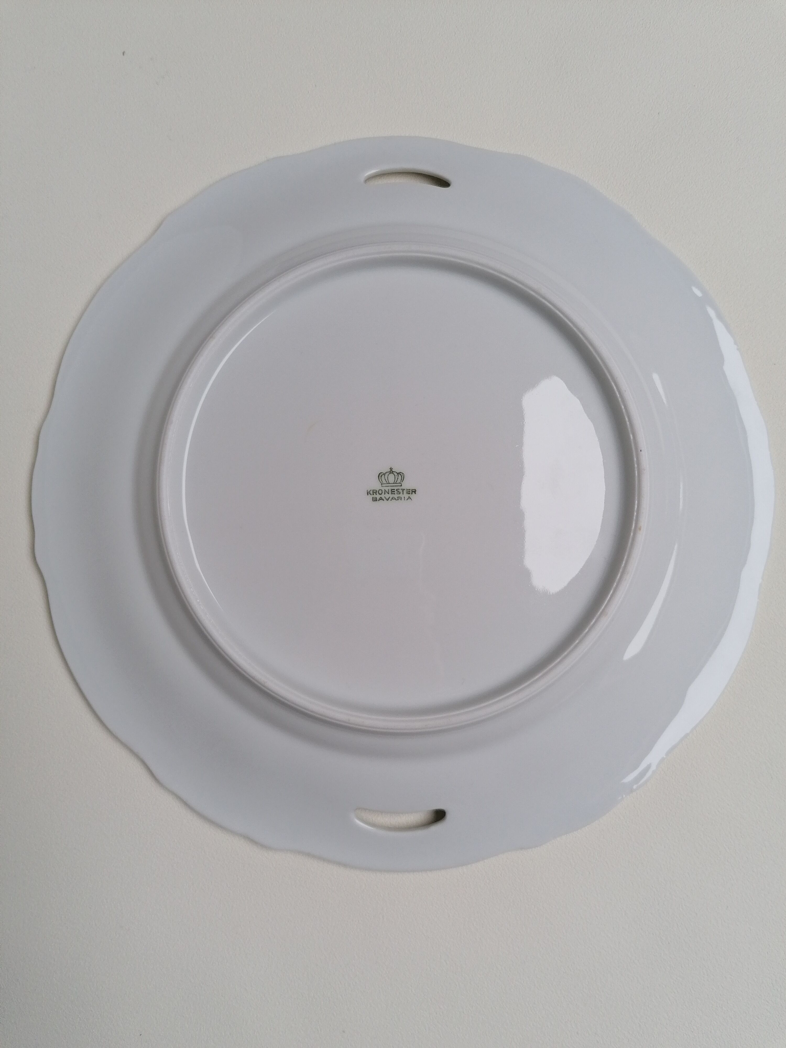 Old porcelain presentation dish
