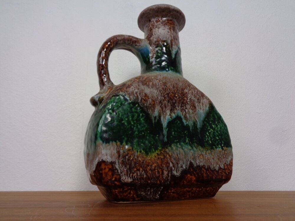 West German Glazed Ceramic Vase 603/25 from Dümler & Breiden, 1970s