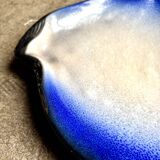 Flat plate in glazed ceramic by Poterie Pol Chambost