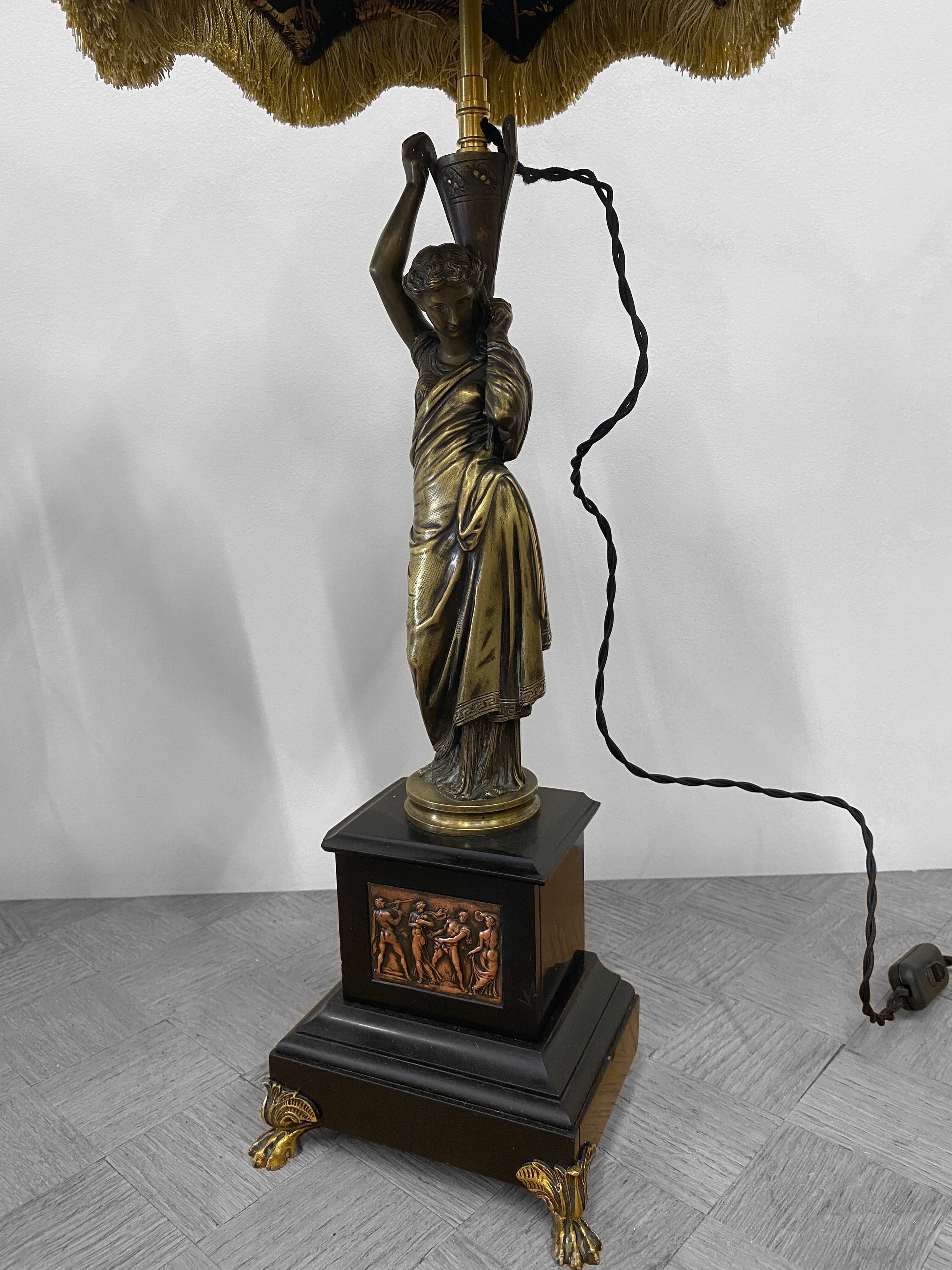 Pair of antique lamps