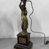 Pair of antique lamps