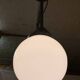 Bauhaus opaline globe suspension XL - mid 20th century