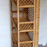 Rattan shelf