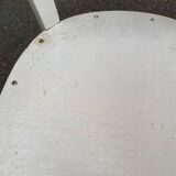 Scandinavian bistro chair made of wood, repainted white