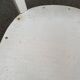 Scandinavian bistro chair made of wood, repainted white
