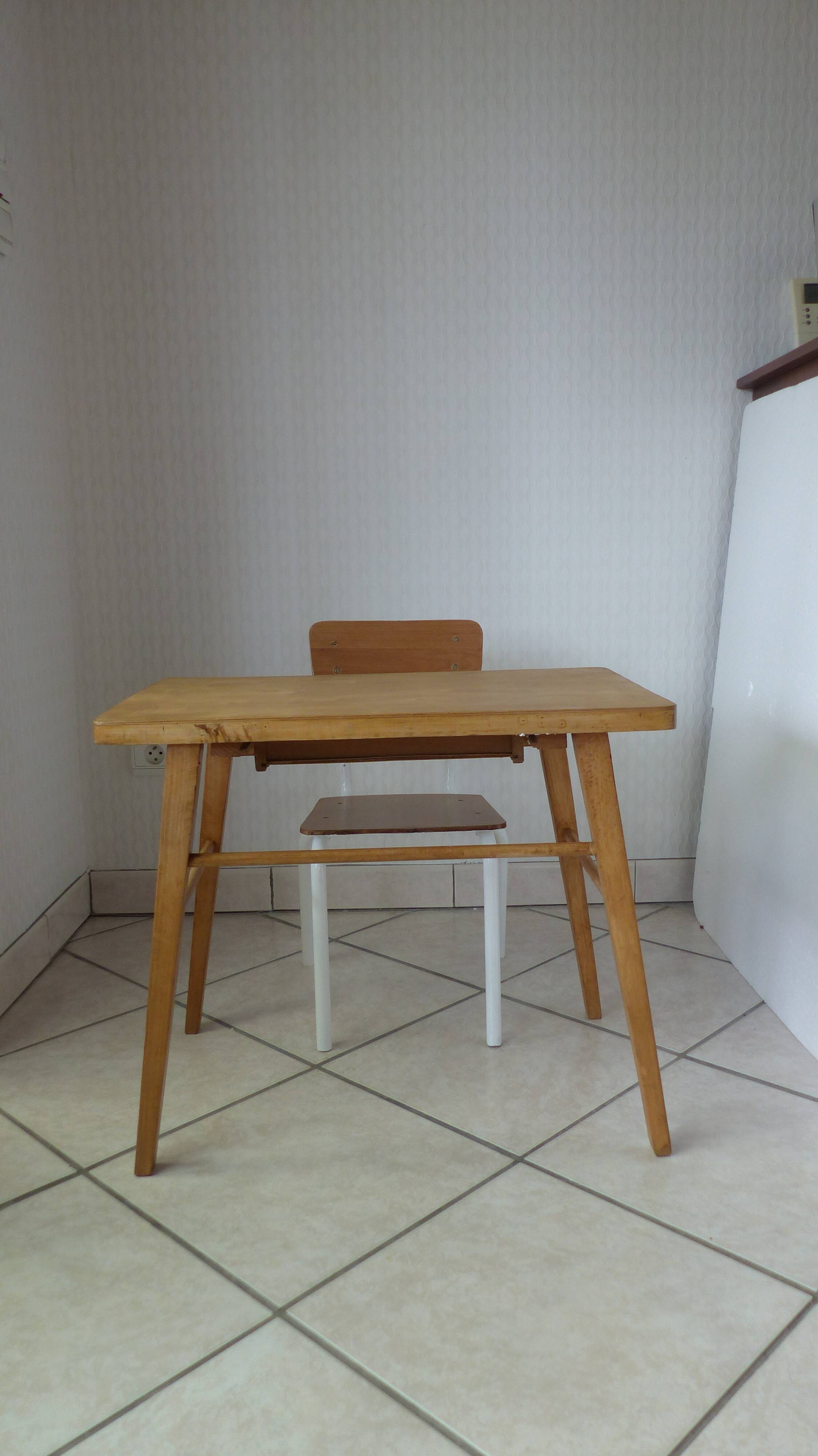 Desk and chair