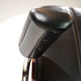 Martin Stoll set of 4 leather dining/conference chairs by Prof. Karl Dittert