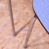Chaises de café en formica coloré tchécoslovaque du milieu du siècle, 1960, ensemble de 4
