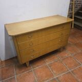 Vintage elm commode from the 1960s.