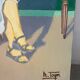 "The Love Novel", oil on canvas signed M. Toyer
