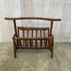 Rattan magazine rack