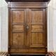 Early 19th century Empire style oak wardrobe