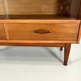 Vintage Jentique small display cabinet from the 1960s made of teak wood.
