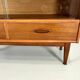 Petite vitrine vintage Jentique des années 1960 en bois de teck