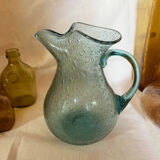 Bubbled glass decanter