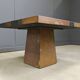 Brutalist slate stone coffee table, 1980s