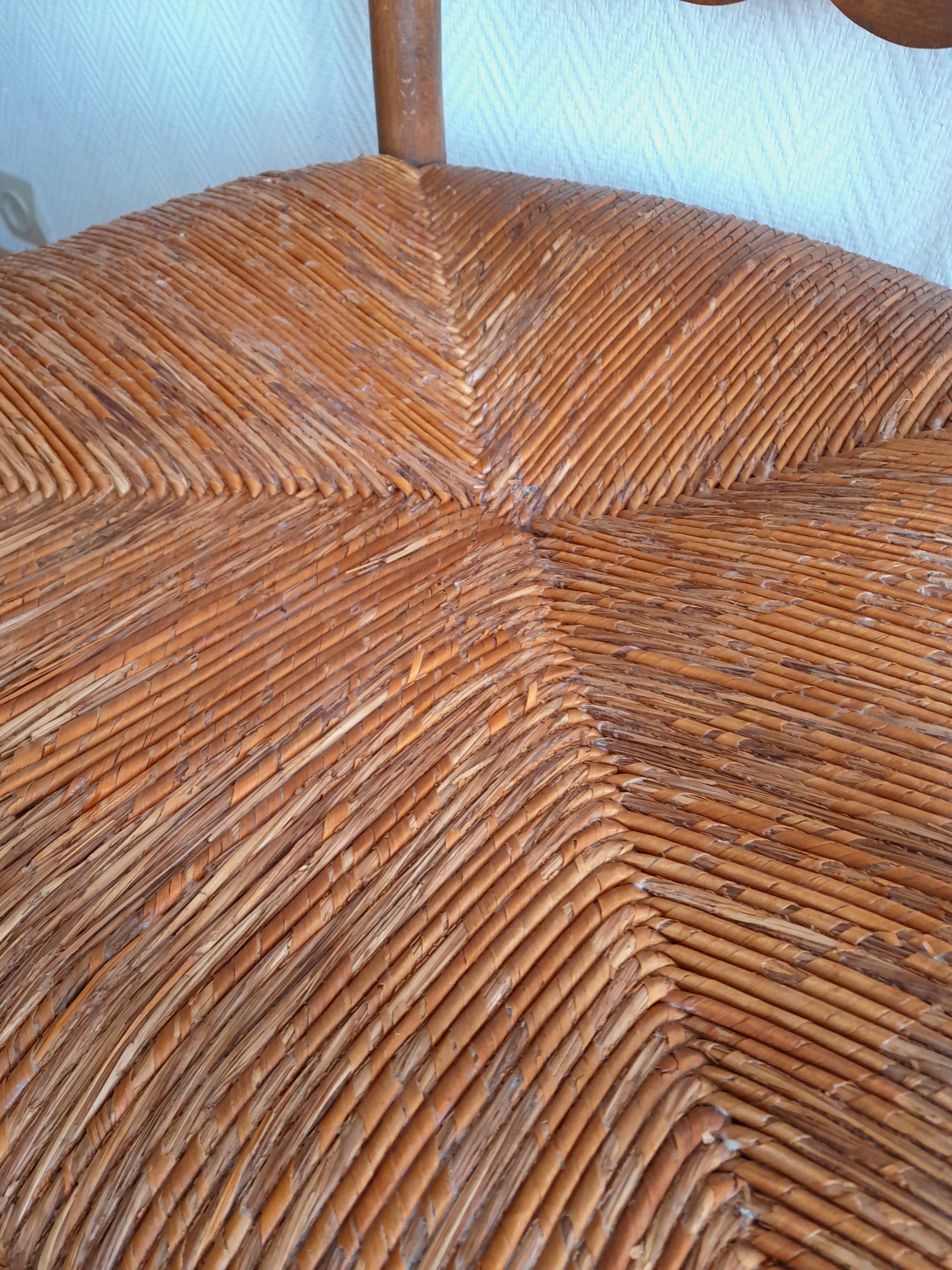 Paire de fauteuils de nourrice, style provençal 19ème siècle