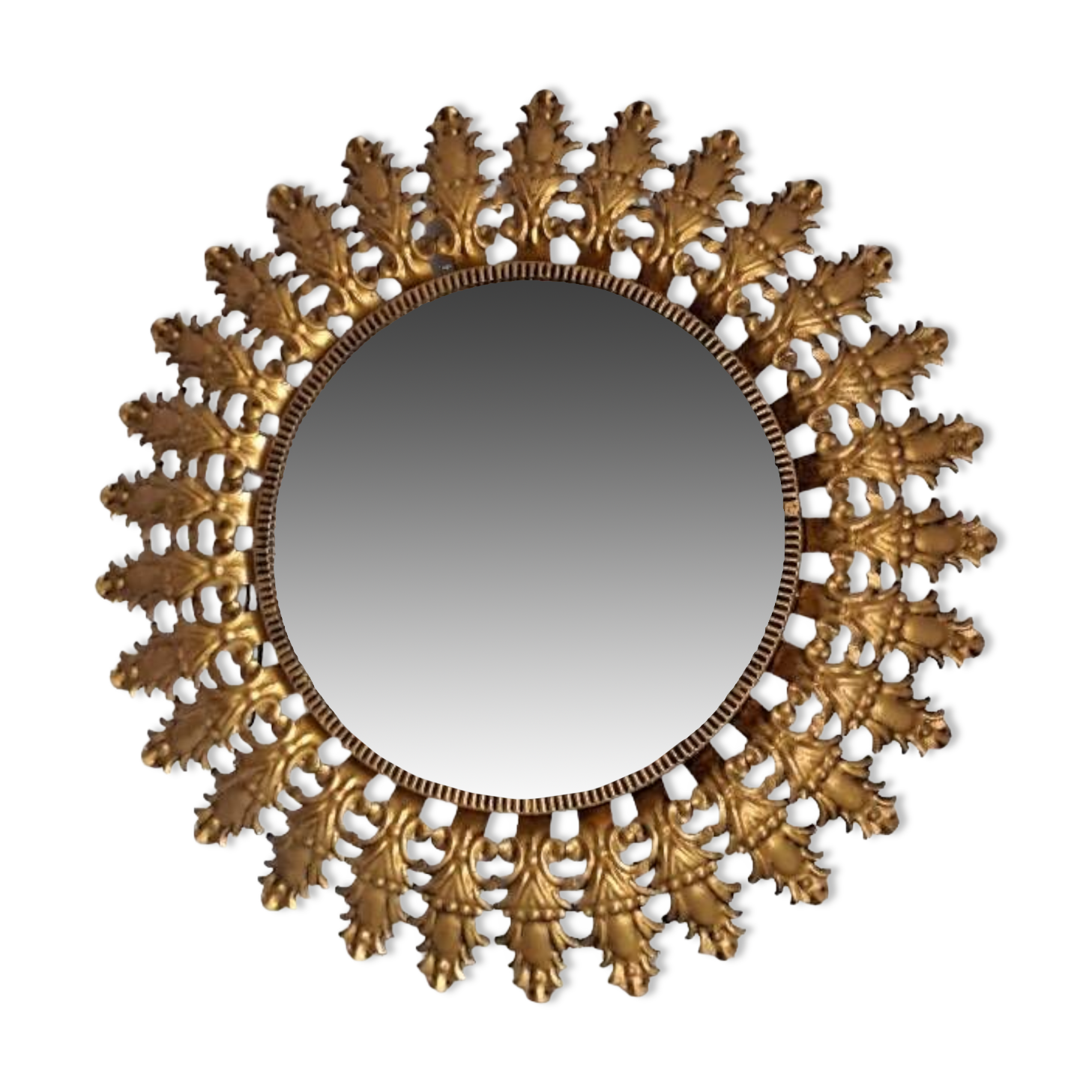 Metal sun mirror