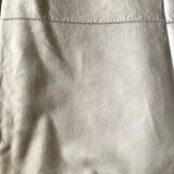 Drap ancien en lin. bordures à bribes brodées