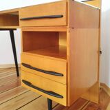 Desk by M. Pozar for Up Závody, Czechoslovakia, 1960s, Set of 2