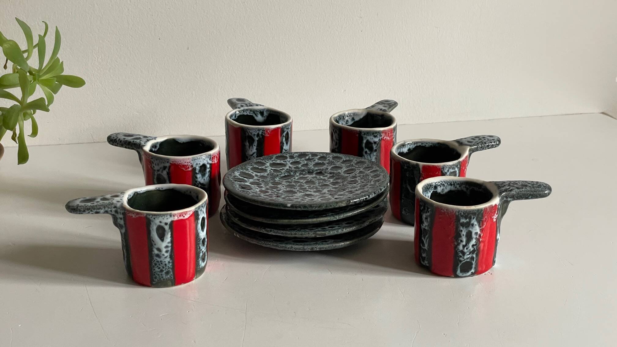 Art Ceramic Cups Luc VALLAURIS