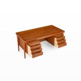 Freestanding Writing Desk by Ib Kofod Larsen for Faarup Møbelfabrik