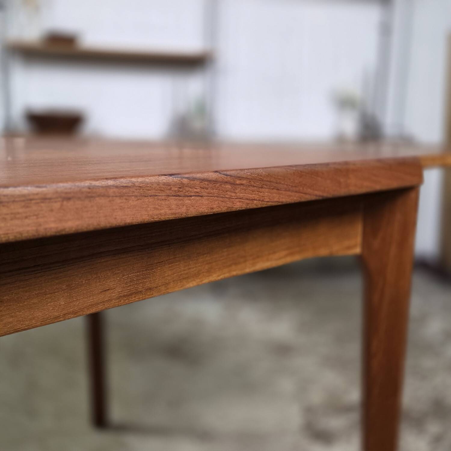 Table à manger danoise extensible par Henning Kjaernulf pour Vejle Stolefabrik, Danemark années 1960