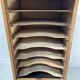 Solid oak curtain filing cabinet 20th century office furniture