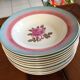 Lot hollow plates Digoin Sarreguemines model Pelleas