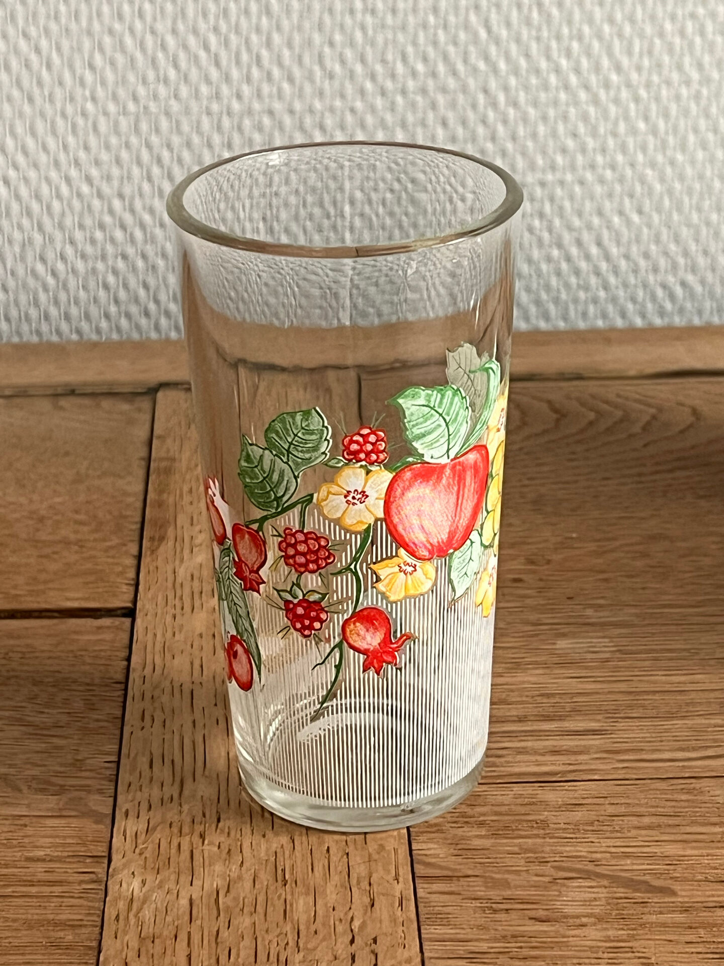 6 vintage orangeade glasses made in Italy