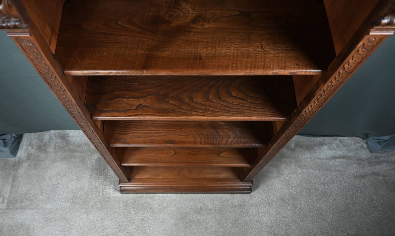 Small Walnut Library – Early 20th Century