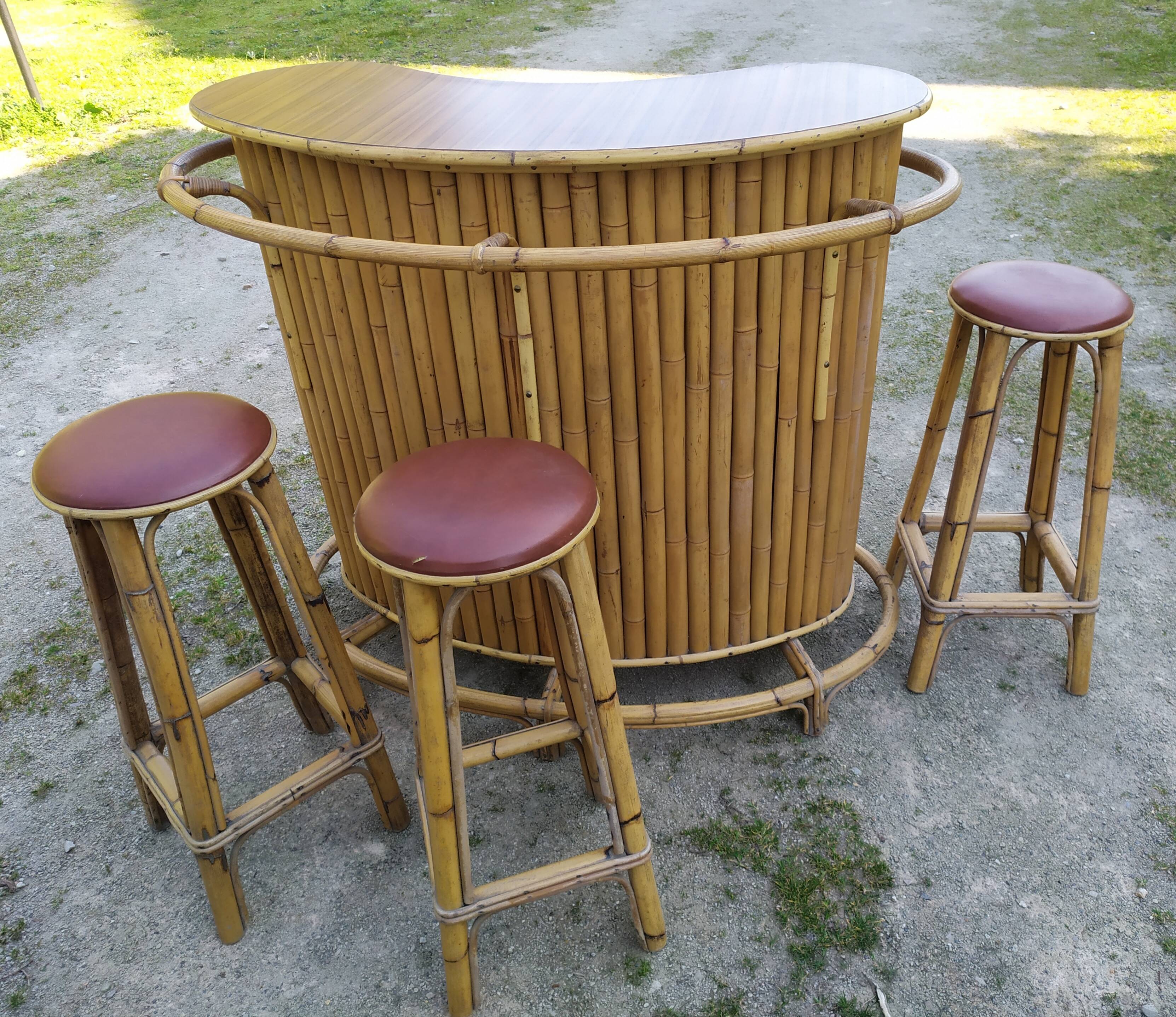 Bamboo bar 50s -60s