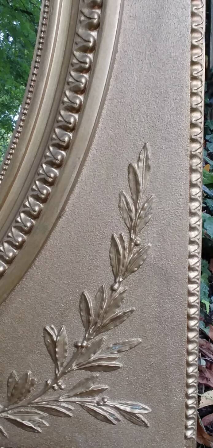 Trumeau Louis XVI style mirror 90x74