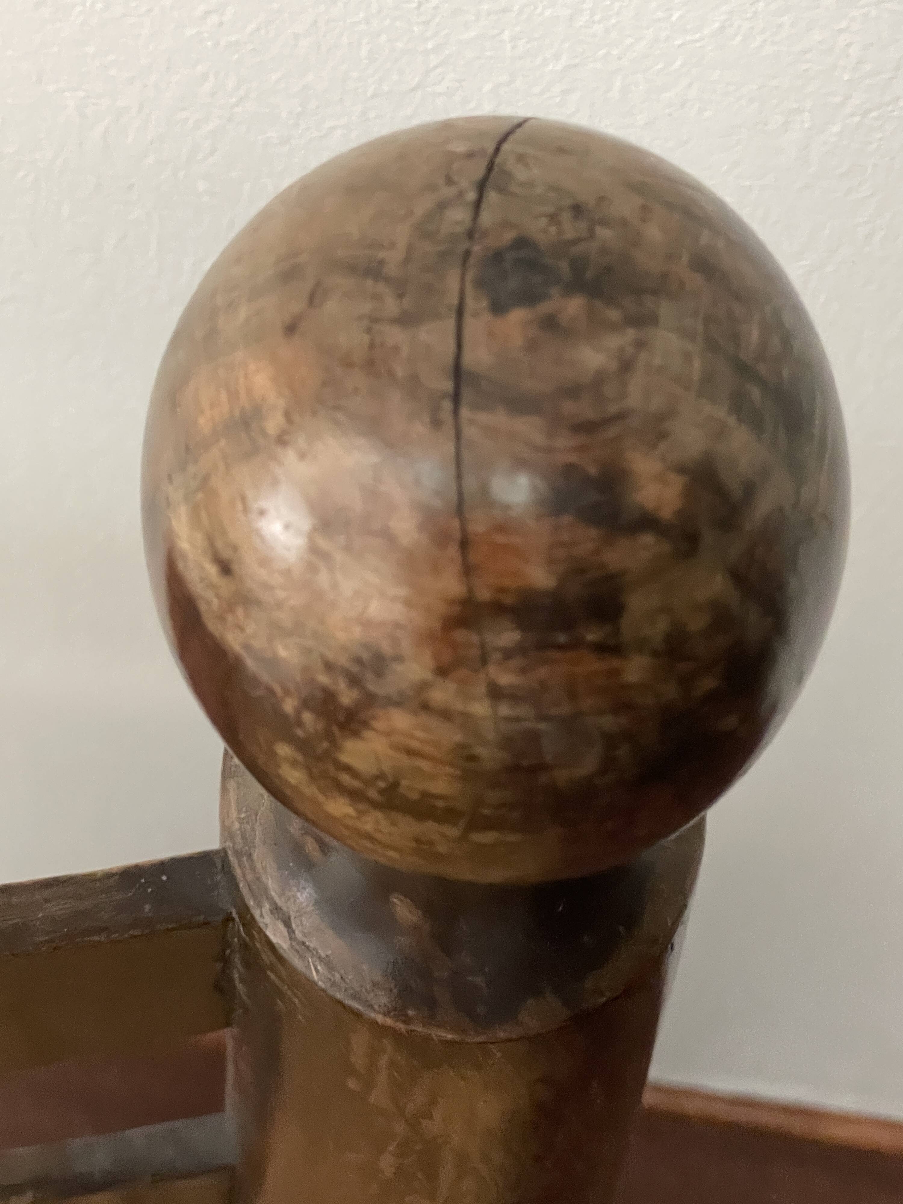 Brutalist low chair attributed to Charles Dudouyt, around 1940.