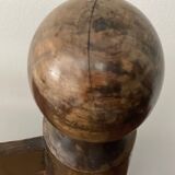 Brutalist low chair attributed to Charles Dudouyt, around 1940.